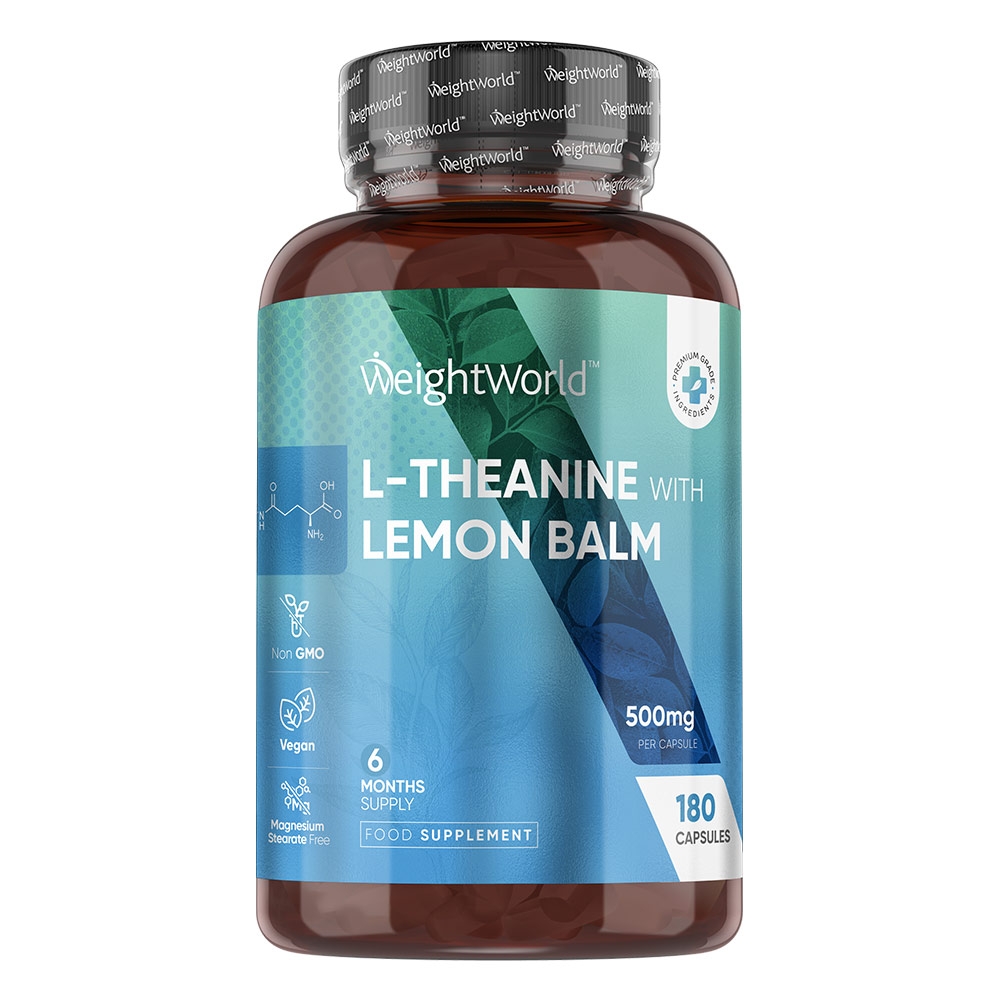 L-Theanine Tea Capsules with Lemon Balm - 500mg