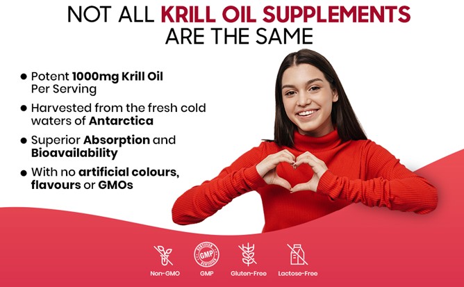 Antarctic Krill Oil Softgels from EarthBiotics - Simplified Nutritional Information