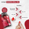 Antarctic Krill Oil 1000mg - 120 Softgels - Pure & Sustainable Omega-3 Source - Image 4