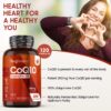CoQ10 Capsules - 200mg x 120 - Support Your Natural Defences and Brain Health - Image 2
