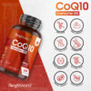 CoQ10 Capsules - 200mg x 120 - Support Your Natural Defences and Brain Health - Image 3