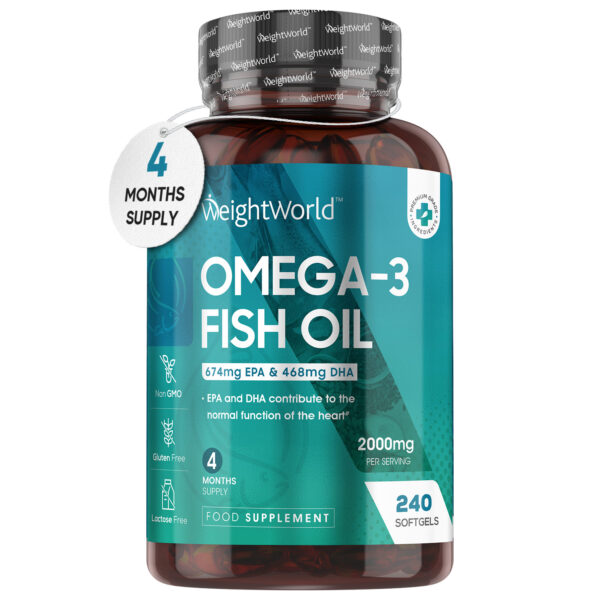 Omega 3 Fish Oil Softgel Capsules from EarthBiotics