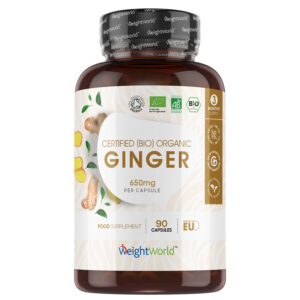 Organic Ginger Capsules from EarthBiotic