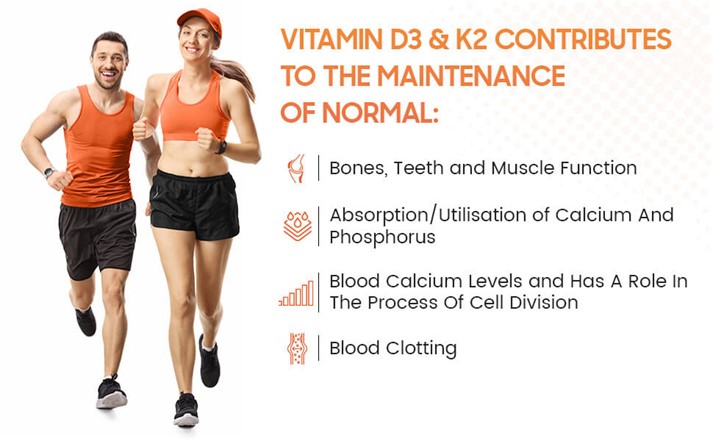 Vitamin D3 and K2 Tablets from EarthBiotics - Health Benefits