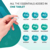 Calcium, Magnesium, Zinc and Vitamin D3 - Powerful, All-Round Health Supplement - Image 2