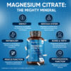 Magnesium Citrate Capsules - 220mg x 240 - Natural Wellbeing Supplement - Image 3