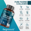 Marine Collagen Capsules - 1170mg x 120 - Type 1 Hydrolysed Pure Marine Collagen - Image 3