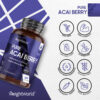 Acai Capsules - 2600mg x 120 - Pure and Natural Acai Supplement - Image 2