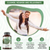 Organic Spirulina and Chlorella 1500mg Capsules - Superfood Supplement for Health & Wellbeing - Image 2