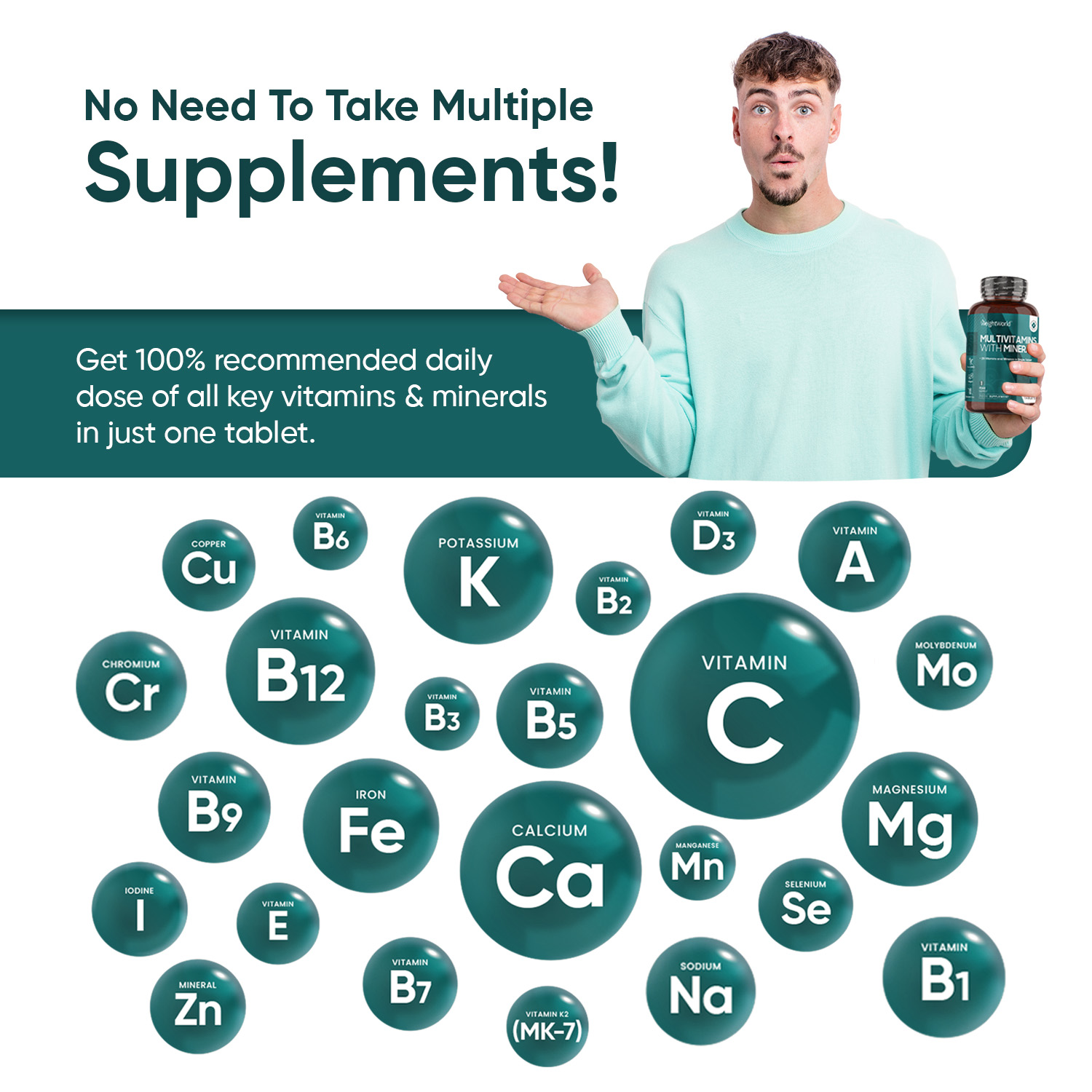 Multivitamins and Minerals Tablets from EarthBiotics - Active Contents