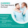 Biotin Gummies - 500mcg x 120 - Chewable Beauty Supplement for Hair, Skin and Nails - Image 4