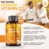 Liposomal Vitamin C Capsules 1000mg - High-dose Immune System Supplement - Image 2