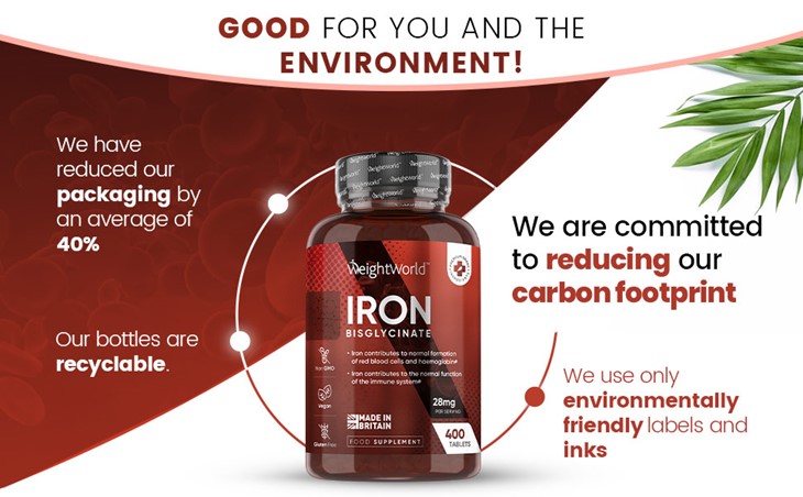 Iron Biglycinate Tablets from EarthBiotics - Environmentally Friendly 