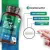 Vegan Collagen Advanced 500mg 180 Capsules - Powerful Collagen Boosting Formula - Image 2