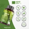 Hemp Seed Oil Softgel Capsules - 180 1000mg Max Absorption Softgels - Image 3