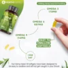 Hemp Seed Oil Softgel Capsules - 180 1000mg Max Absorption Softgels - Image 5