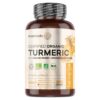 Organic Turmeric with Ginger & Black Pepper 505mg - 365 Capsules. Health-Boosting Supplement